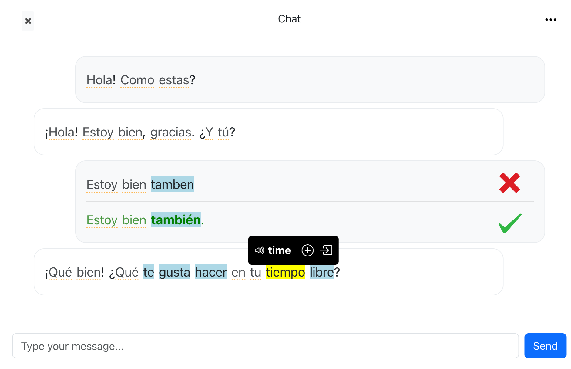 Learn languages through chatting with AI